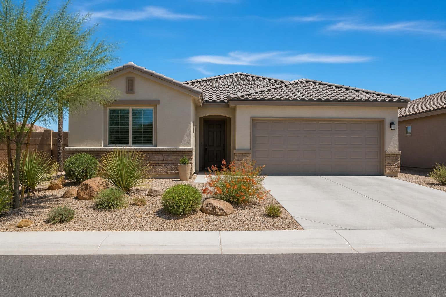 Single-story Las Vegas starter home for first-time buyers