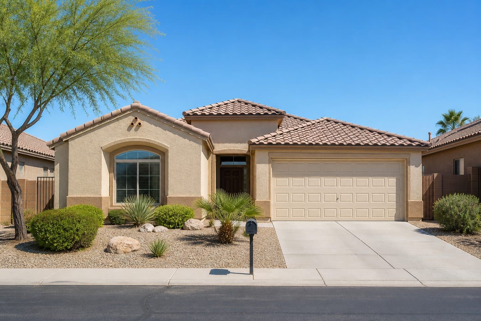 Las Vegas suburban home exterior used for a comparative market analysis