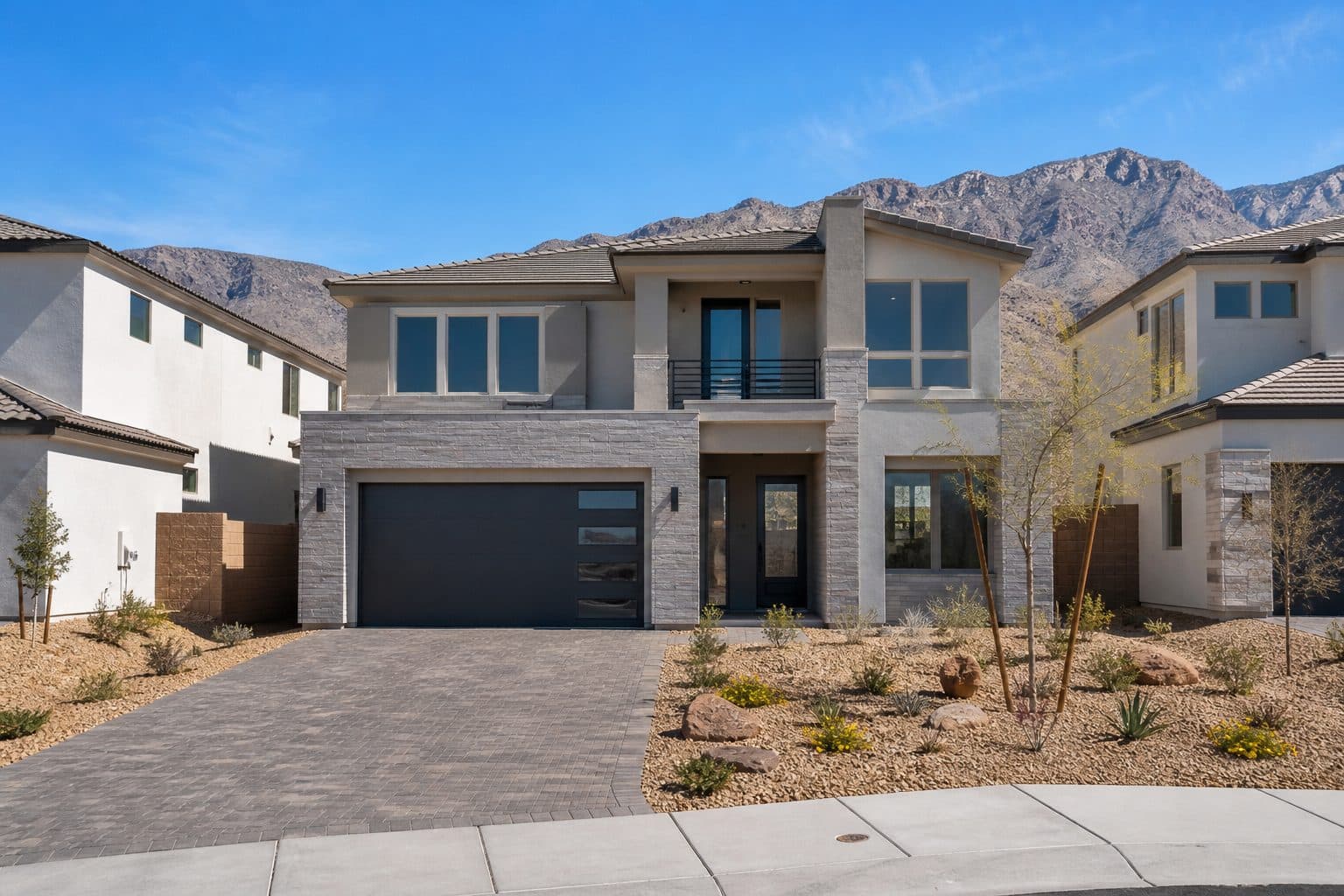 New construction model home in Las Vegas